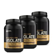 OPTIMUM NUTRITION - 100% GOLD ISOLATE WHEY – 3 X 930 G
