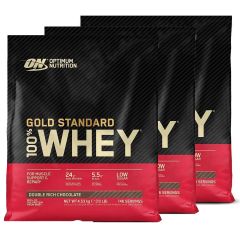 OPTIMUM NUTRITION - 100% GOLD STANDARD WHEY - 3 X 4540 G