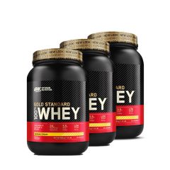 OPTIMUM NUTRITION - 100% GOLD STANDARD WHEY - 3 X 908 G