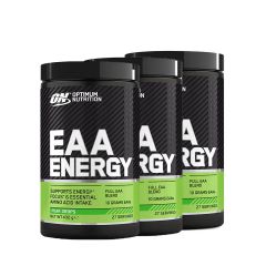 OPTIMUM NUTRITION - EAA ENERGY - FULL ESSENTIAL AMINO ACID BLEND - 3 X 432 G