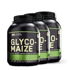 OPTIMUM NUTRITION - GLYCOMAIZE - WAXY MAIZE CARBOHYDRATE MATRIX - 3 X 2000 G