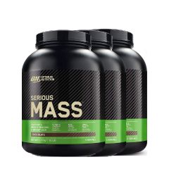 OPTIMUM NUTRITION - SERIOUS MASS - WEIGHT GAIN SUPPLEMENT - 3 X 2727 G