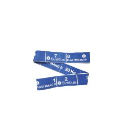 SVELTUS - ELASTIBAND BLUE 20 KG + QR CODE -  FITNESZ ERŐSÍTŐ GUMI - 20 KG ELLENÁLLÁS - KÉK