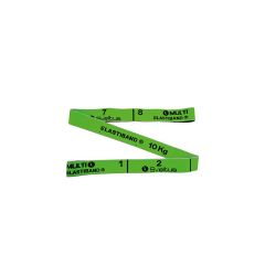 SVELTUS - MULTI ELASTIBAND GREEN 10 KG + QR CODE -  FITNESZ ERŐSÍTŐ GUMI - 10 KG ELLENÁLLÁS - ZÖLD