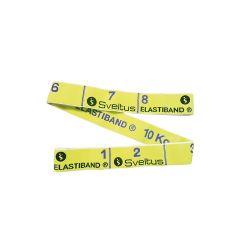 SVELTUS -  ELASTIBAND YELLOW 10 KG  -  ERŐSÍTŐ GUMISZALAG - 10 KG ELLENÁLLÁS - SÁRGA