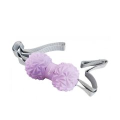 SVELTUS - MASSAGE BALL DUO WITH CORD - MASSZÍROZÓ LABDÁK ZSINÓRRAL- 7 CM - LILA