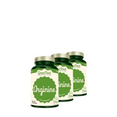 GREENFOOD NUTRITION - ARGININE 1000 MG - L-ARGININ AMINOSAVAT TARTALMAZÓ ÉTRENDKIEGÉSZÍTŐ - 3x120 KAPSZULA