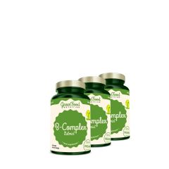 GREENFOOD NUTRITION - B-COMPLEX LALMIN - SZERVESEN KÖTÖTT B-VITAMINOKAT TARTALMAZÓ INAKTIVÁLT ÉLESZTŐ FORMULA - 3x60 KAPSZULA