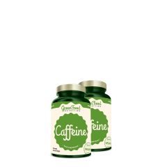GREENFOOD NUTRITION - CAFFEINE 125 MG - TERMÉSZETES VÍZMENTES KOFFEINT TARTALMAZÓ ÉTRENDKIEGÉSZÍTŐ - 2x60 KAPSZULA