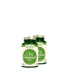 GREENFOOD NUTRITION - CLA + CHROMIUM LALMIN - STIMULÁNSMENTES ZSÍRÉGETŐ CLA-VAL ÉS SZERVES KRÓMMAL - 2x90 KAPSZULA