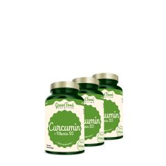 GREENFOOD NUTRITION - CURCUMIN + VITAMIN D3 - KURKUMA KIVONAT D3 ÉS C-VITAMINOKKAL - 2x60 KAPSZULA