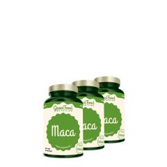 GREENFOOD NUTRITION - MACA 350 MG - PERUI MACA GYÖKÉR TARTALMÚ ÉTRENDKIEGÉSZÍTŐ - 3x120 KAPSZULA