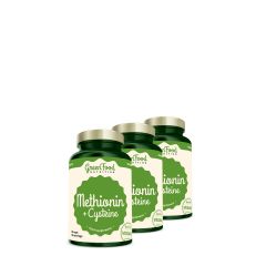 GREENFOOD NUTRITION - METHIONIN - METIONIN, CISZTEIN ÉS B6-VITAMIN - 3x90 KAPSZULA