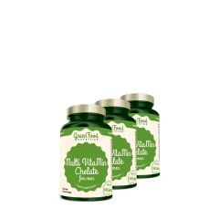 GREENFOOD NUTRITION - MULTI VITAMIN CHELATE FOR MEN - KIVÁLÓ FELSZÍVÓDÁSÚ MULTIVITAMIN FÉRFIAKNAK - 3x90 KAPSZULA