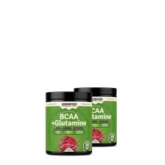 GREENFOOD PERFORMANCE - BCAA + GLUTAMINE - ELÁGAZÓ LÁNCÚ AMINOSAVAK GLUTAMINNAL - 2x420 G