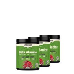 GREENFOOD PERFORMANCE - BETA ALANINE EXTREME ENDURANCE - BÉTA-ALANIN TARTALMÚ ÁLLÓKÉPESSÉG FOKOZÓ ITALPOR - 3x420 G