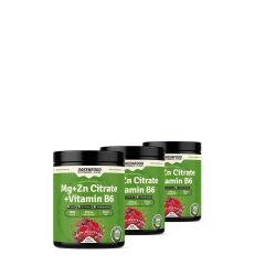 GREENFOOD PERFORMANCE - MG+ZN CITRATE + VITAMIN B6 - MAGNÉZIUM ÉS CINK-CITRÁT ITALPOR B6 VITAMINNAL - 3x420 G