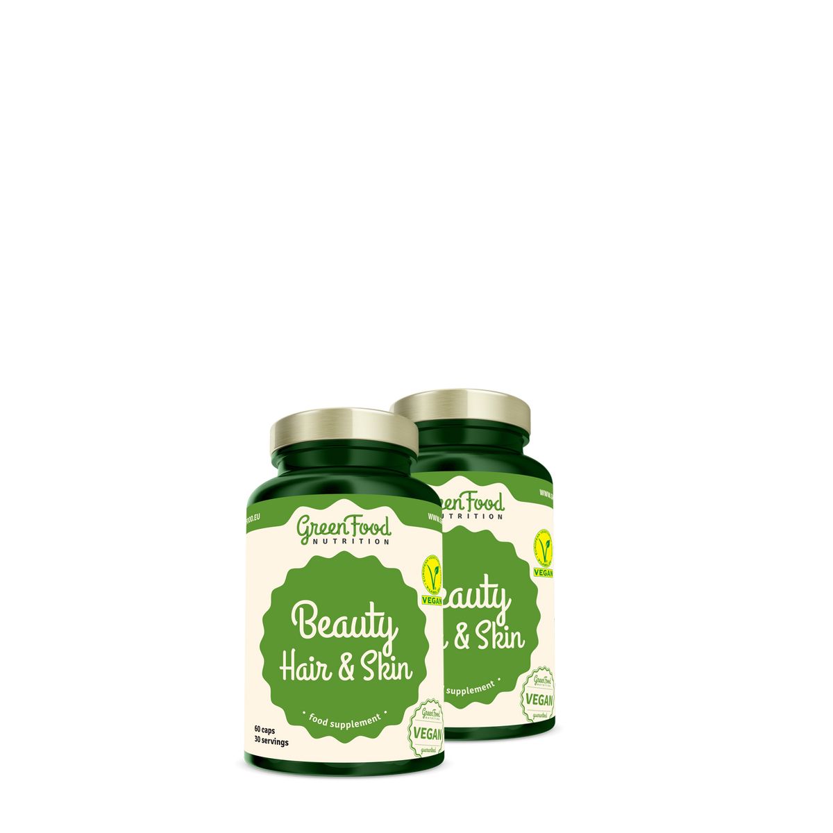 GREENFOOD NUTRITION - BEAUTY HAIR AND SKIN - 2x60 KAPSZULA