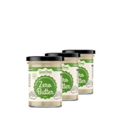 GREENFOOD NUTRITION - ZERO BUTTER PEANUT BUTTER WITH WHITE CHOCOLATE - FEHÉRCSOKOLÁDÉS LÁGY FÖLDIMOGYORÓVAJ - 3x400 G