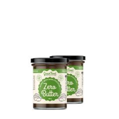 GREENFOOD NUTRITION - ZERO BUTTER PEANUT BUTTER WITH DARK CHOCOLATE - ÉTCSOKOLÁDÉS LÁGY FÖLDIMOGYORÓVAJ - 2x400 G