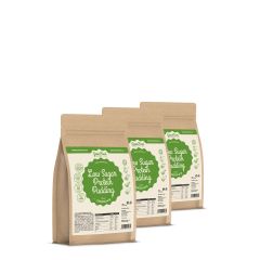 GREENFOOD NUTRITION - LOW SUGAR PROTEIN PUDDING - FEHÉRJE PUDING HOZZÁADOTT CUKOR NÉLKÜL - 3x400 G