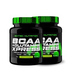 SCITEC NUTRITION - BCAA + GLUTAMINE XPRESS - MEGA DOSE 1:1 RATIO - 2 x 600 G