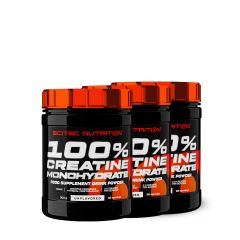 SCITEC NUTRITION - 100% CREATINE - 3 x 300 G