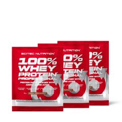 SCITEC NUTRITION - 100% WHEY PROTEIN PROFESSIONAL - 3 x 30 G TASAK (HG)