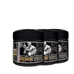SCITEC NUTRITION - SUPERHERO - PRE-WORKOUT SUPER POWDER - 3 x 285 G