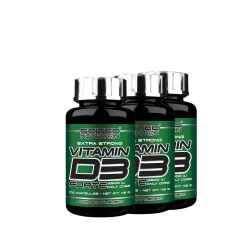 SCITEC NUTRITION - VITAMIN D3 FORTE - 3 x 100 KAPSZULA
