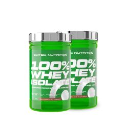 SCITEC NUTRITION - 100% WHEY ISOLATE - 2 x 700 G