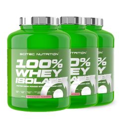 SCITEC NUTRITION - 100% WHEY ISOLATE - 3 x 2000 G