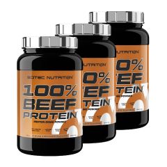 SCITEC NUTRITION - 100% BEEF PROTEIN - 3 x 900 G