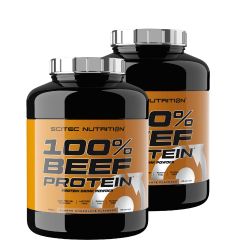 SCITEC NUTRITION - 100% BEEF PROTEIN - 2 x 1800 G