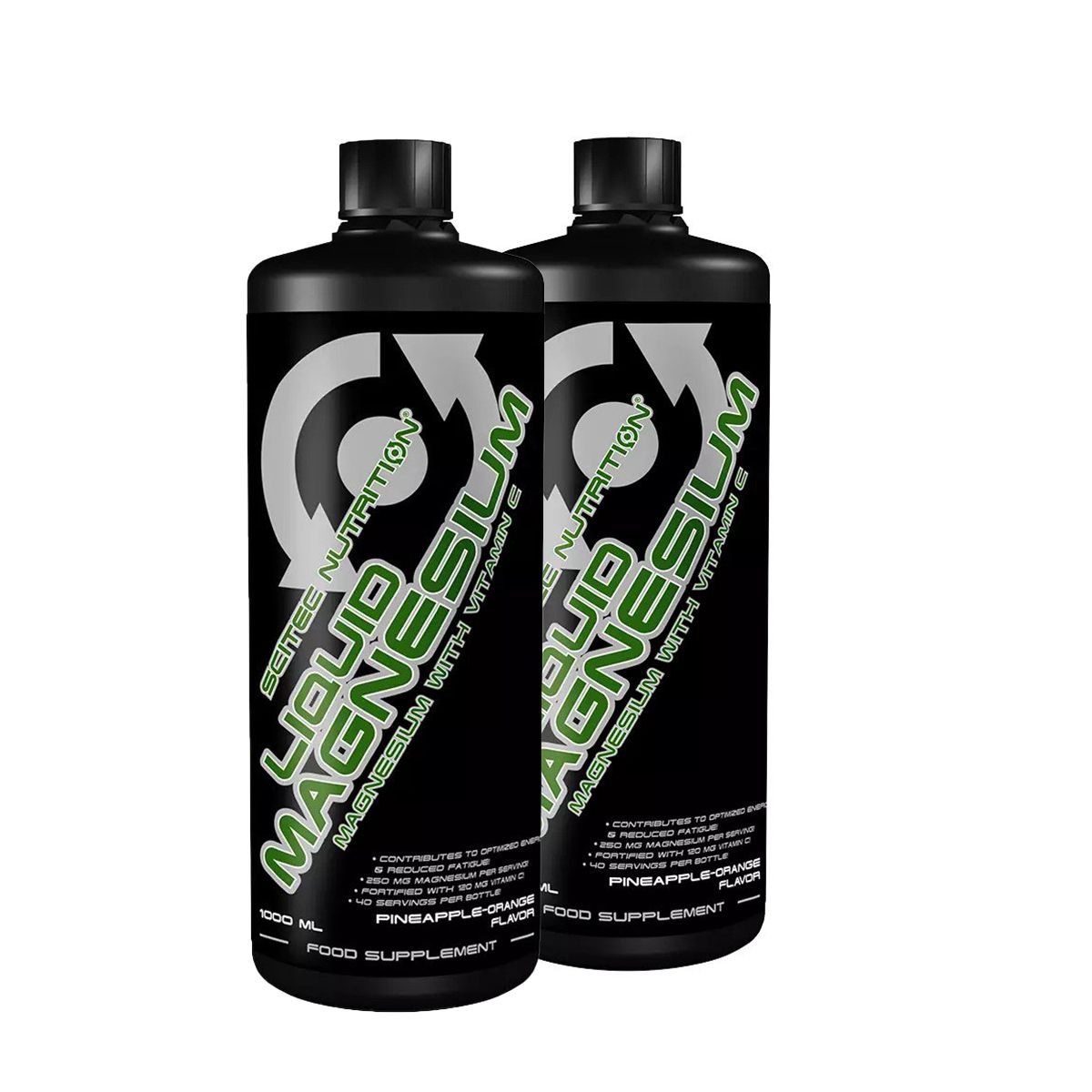 SCITEC NUTRITION - LIQUID MAGNESIUM WITH VITAMIN C - 2 x 1000 ML