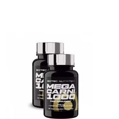SCITEC NUTRITION - MEGA CARNI 1000 - L-CARNITINE FORMULA - 2 x 60 KAPSZULA