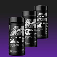 MUSCLETECH - 100% PLATINUM MULTI VITAMIN - ADVANCED DAILY FORMULA - 3 x 90 KAPSZULA