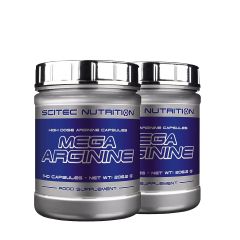 SCITEC NUTRITION - MEGA ARGININE - HIGH DOSE ARGININE CAPSULE - 2 x 140 KAPSZULA
