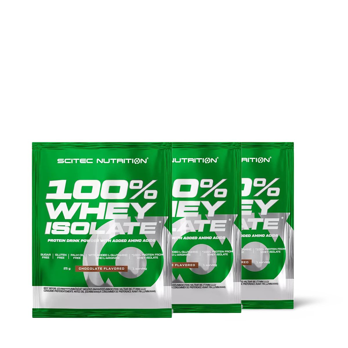 SCITEC NUTRITION - 100% WHEY ISOLATE - 3 x 25 G