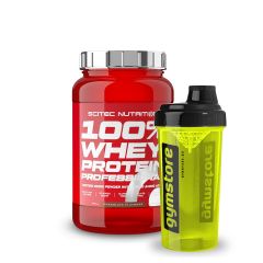 SCITEC NUTRITION - 100% WHEY PROTEIN PROFESSIONAL - 920 G + AJÁNDÉK GYMSTORE ORIGINALS CLASSIC SHAKER