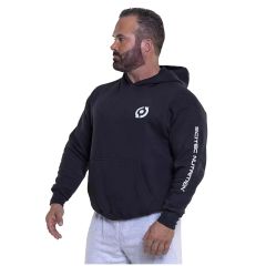 SCITEC NUTRITION - BLINE UNISEX KAPUCNIS PULÓVER - FEKETE