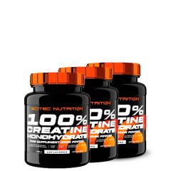 SCITEC NUTRITION - 100% CREATINE MONOHYDRATE - 3 x 500 G