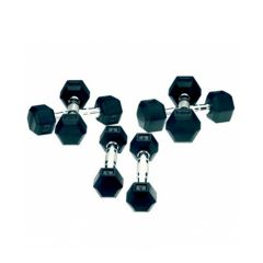 TOORX FITNESS - GUMÍROZOTT EGYKEZES SÚLYZÓKÉSZLET 1-10 KG