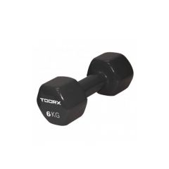 TOORX FITNESS - VINYL DUMBBELL - EGYKEZES MŰANYAGBEVONATÚ KÉZISÚLYZÓ - 6 KG