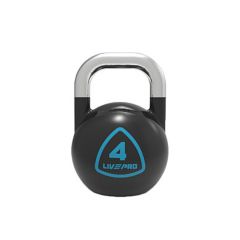 LIVEPRO - STEEL COMPETITION KETTLEBELL - ACÉL FOGANTYÚS VERSENY KETTLEBELL - 4 KG 