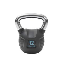LIVEPRO - RUBBER KETTLEBELL - GUMÍROZOTT KETTLEBELL - 12 KG