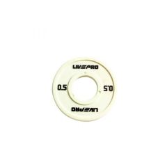 LIVEPRO - URETHANE CHANGE PLATE - URETÁN OLIMPIAI SÚLYTÁRCSA - 0,5 KG