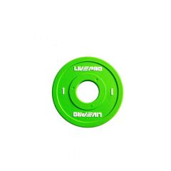 LIVEPRO - URETHANE CHANGE PLATE - URETÁN OLIMPIAI SÚLYTÁRCSA - 1 KG