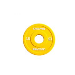 LIVEPRO - URETHANE CHANGE PLATE - URETÁN OLIMPIAI SÚLYTÁRCSA - 1,5 KG
