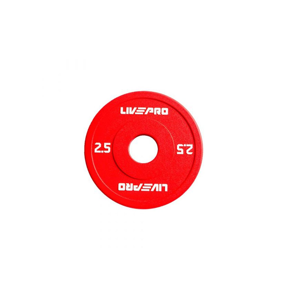 LIVEPRO - URETHANE CHANGE PLATE - URETÁN OLIMPIAI SÚLYTÁRCSA - 2,5 KG